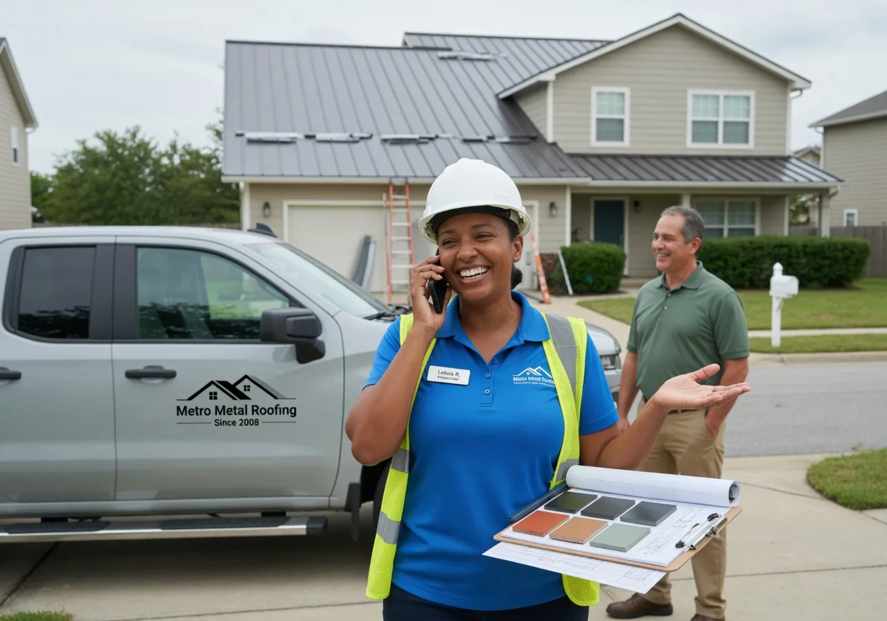 Storm Damage Metal Roof Repair in Grove City, MN